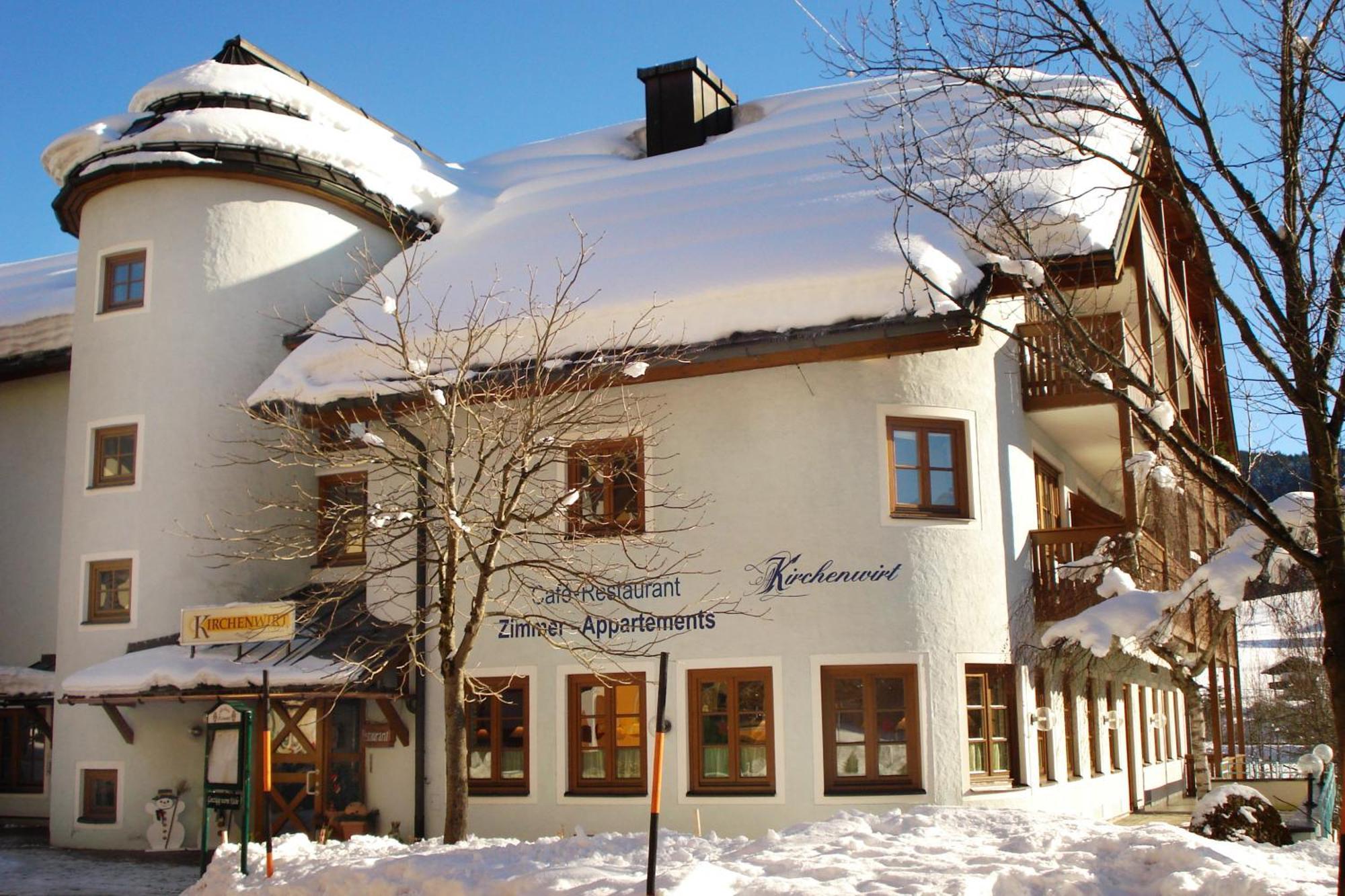 Dachstein West Hotel Gmbh-Kirchenwirt Russbach รุสบาค อัม พาสเกอชุตต์ ภายนอก รูปภาพ
