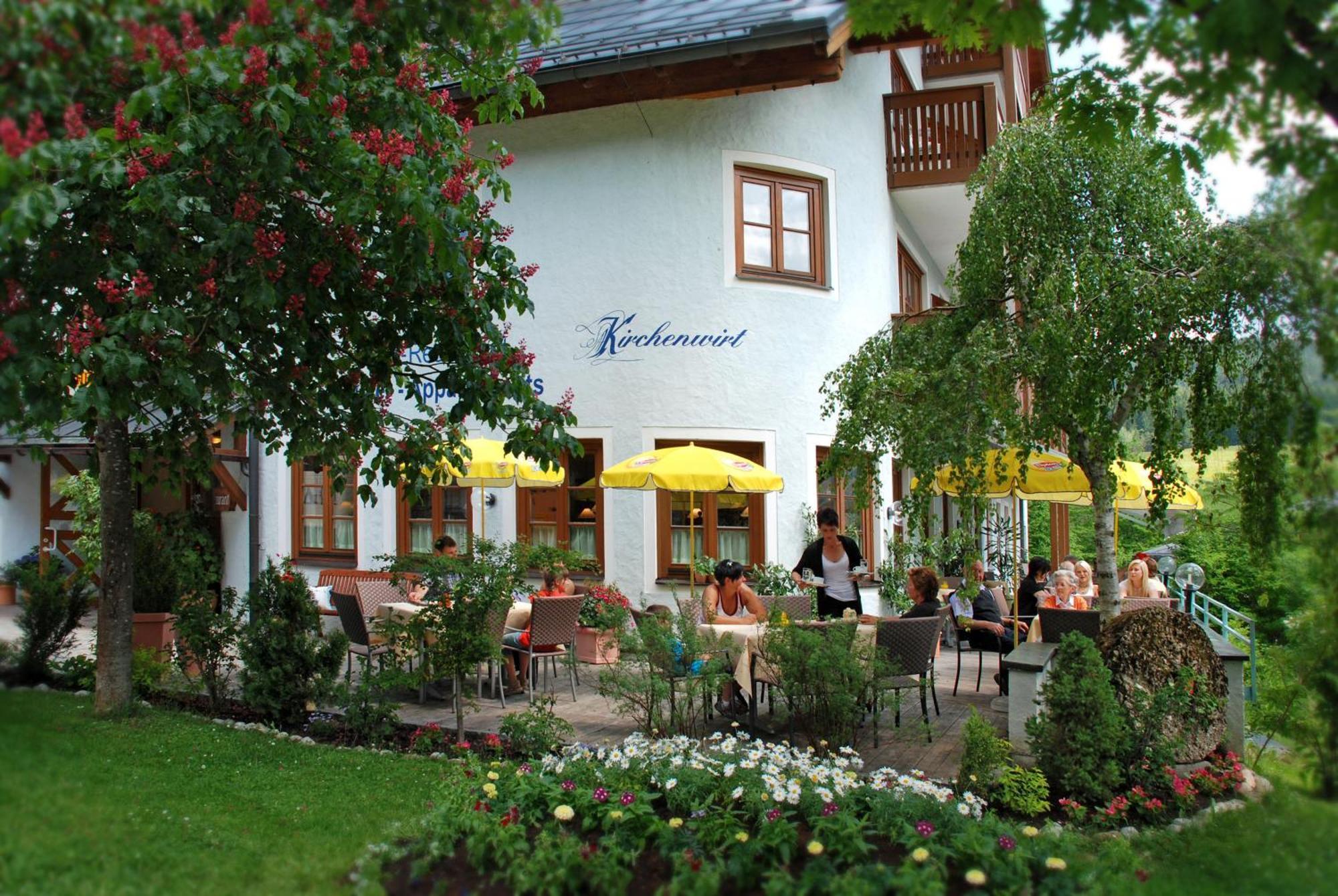 Dachstein West Hotel Gmbh-Kirchenwirt Russbach รุสบาค อัม พาสเกอชุตต์ ภายนอก รูปภาพ