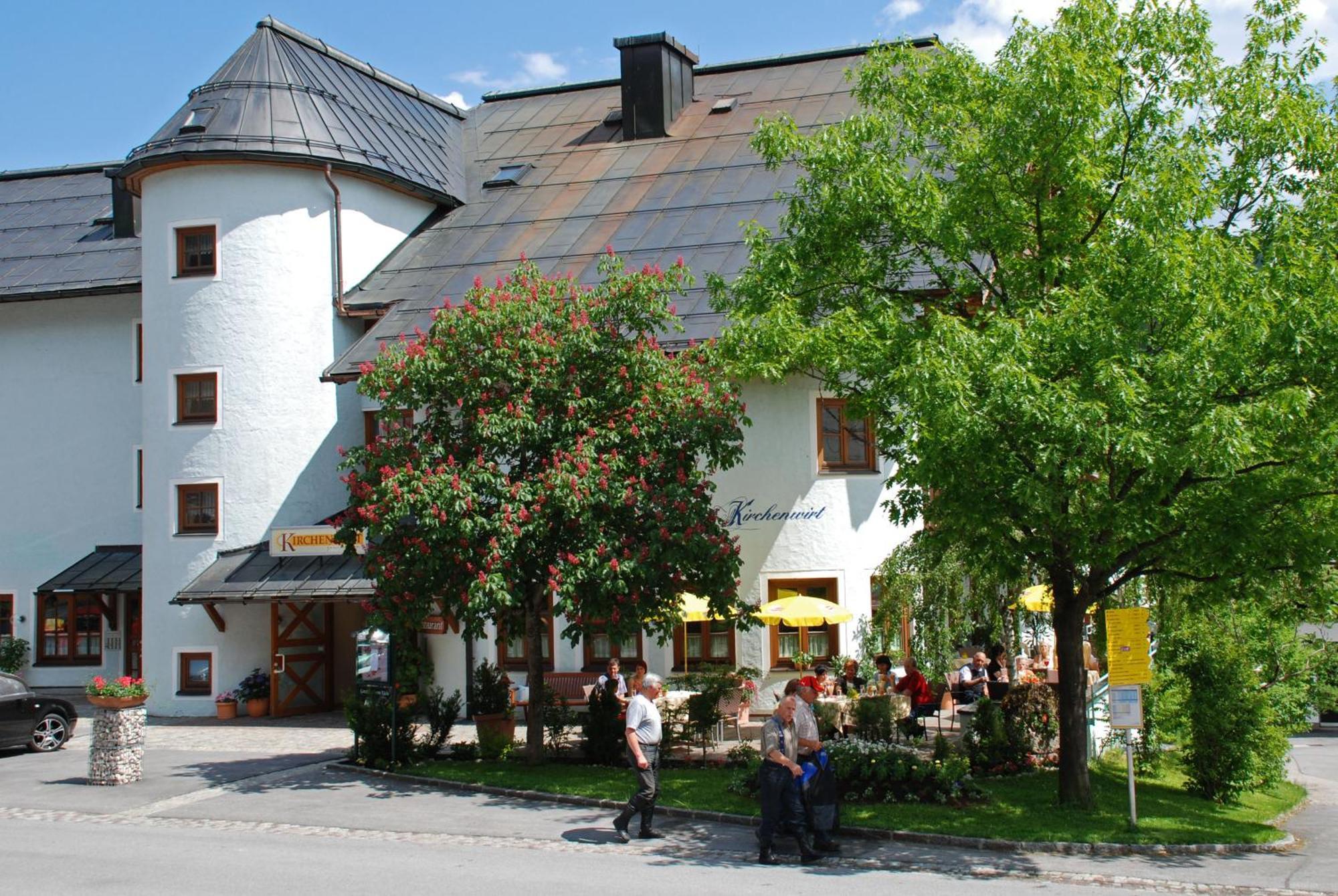 Dachstein West Hotel Gmbh-Kirchenwirt Russbach รุสบาค อัม พาสเกอชุตต์ ภายนอก รูปภาพ